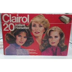 Clairol 20 Instant Hairsetter C20S Hot Rollers Hair Curlers With Clip Kindness